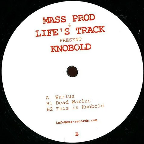 Knobold - Mass Prod And Life's Track Present Knobold Ep