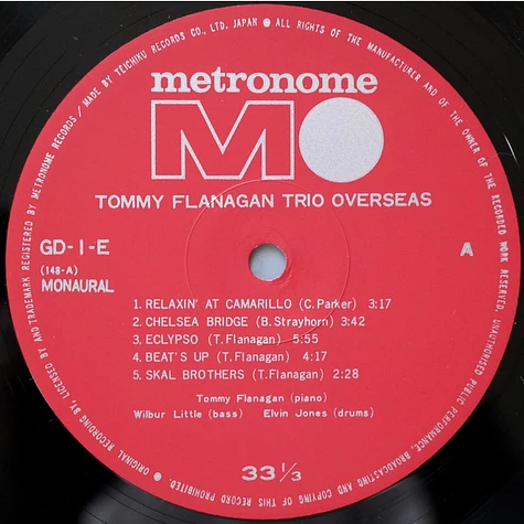 Tommy Flanagan Trio - Overseas