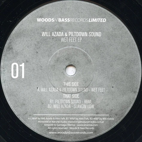 Will Azada & Piltdown Sound - Wet Feet EP