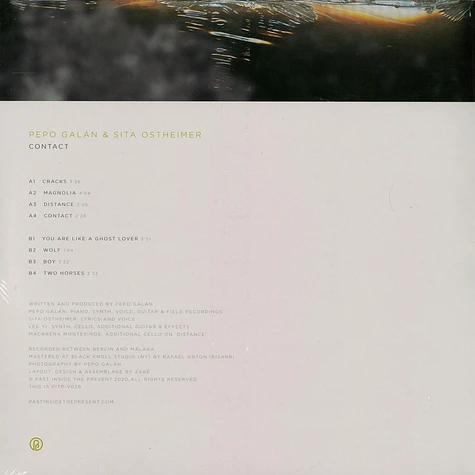 Pepo Galan / Sita Ostheimer - Contact Transparent Amber Vinyl Edition