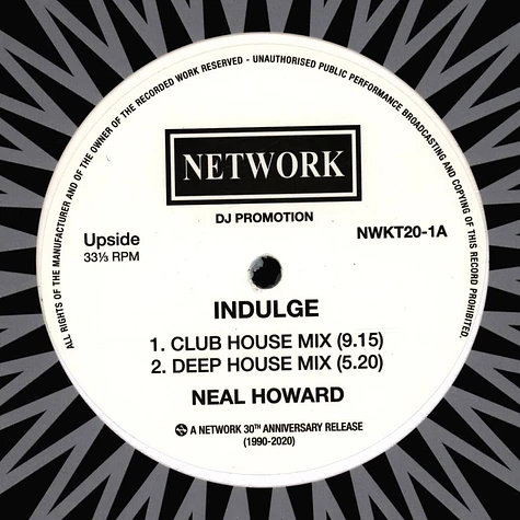 Neal Howard - Indulge / To Be Or Not To Be White Vinyl Edition