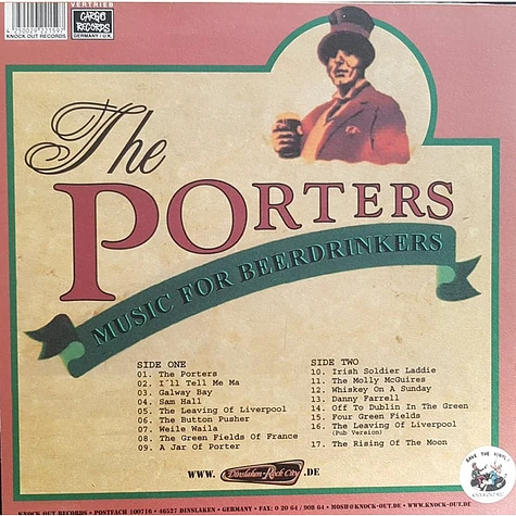 The Porters - A Tribute To Arthur Guinness