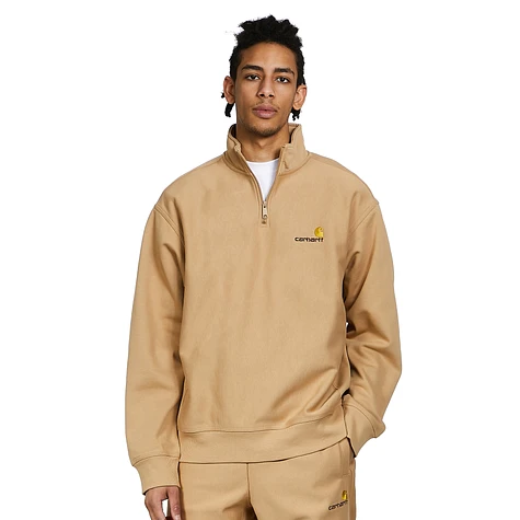 Carhartt WIP - Half Zip American Script Sweatshirt