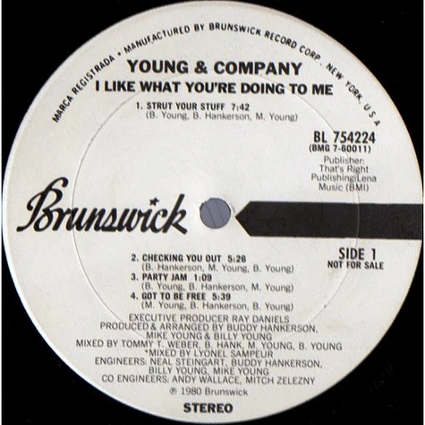 Young & Company - I Like What You're Doing To Me!