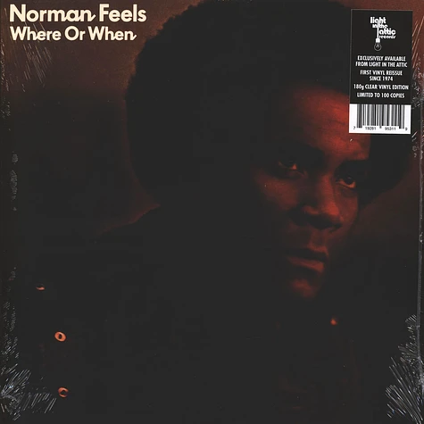 Norman Feels - Where Or When Clear Vinyl Edition