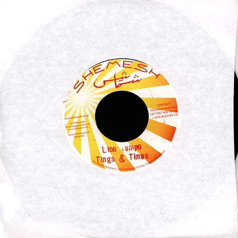 Sugar Minott / Lion Tempo - Know Yourself / Tings & Times