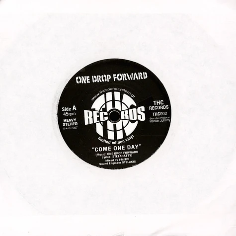 One Drop Forward - Come One Day / Dub One Day