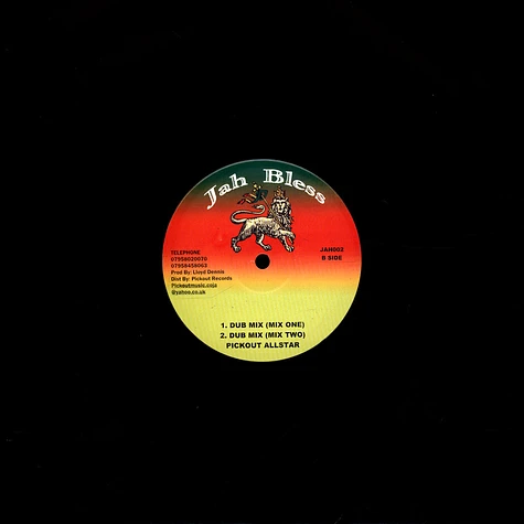 Vivian Jones / Pickout Allstar - Judgement Come, Dub Mix / Mix One, Mix Two