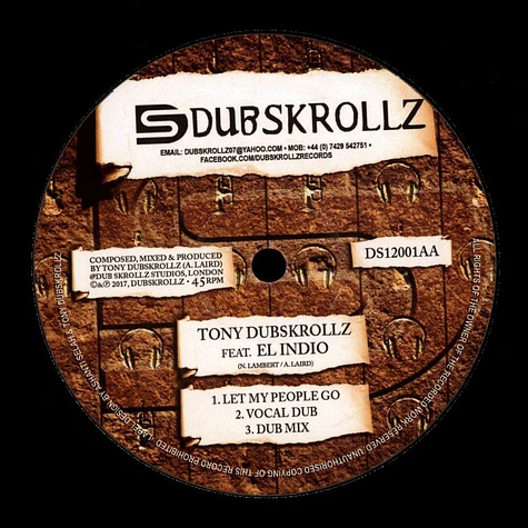 Rod Taylor, Tony Dubskrollz / El Indio - Lucifer, Vocal Dub, Dub Mix / Let My People Go, Vocal Dub, Dub Mix