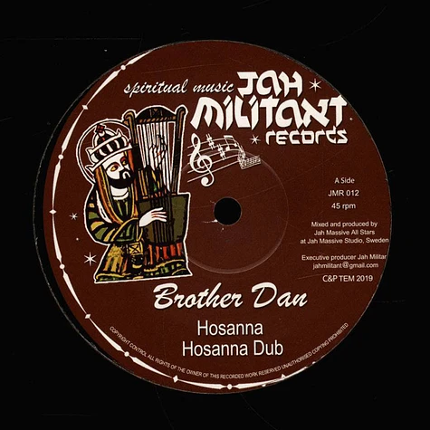 Brother Dan / Jah Massive All Stars - Hosanna, Dub / Battlefield Dub, Frontline Dub