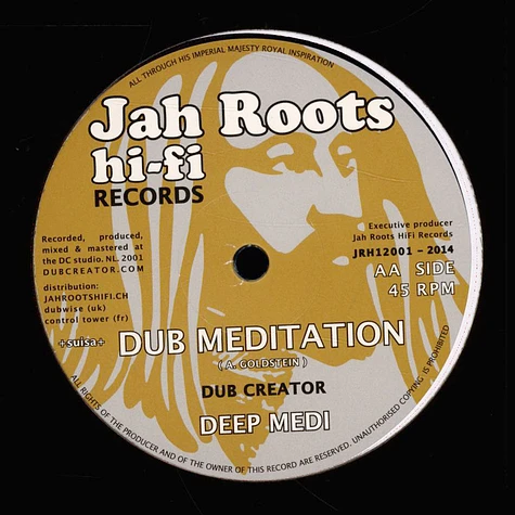 Idren Natural, Dub Creator / Dub Creator - Meditate, Dub / Dub Meditation, Deep Medi