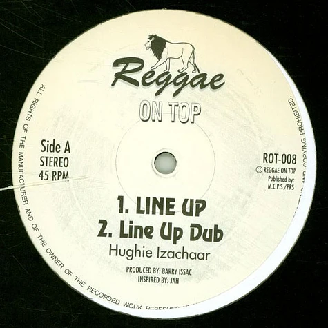 Hughie Izachaar / Reggae On Top All Stars - Line Up, Dub / No Escape, Part1, Part2