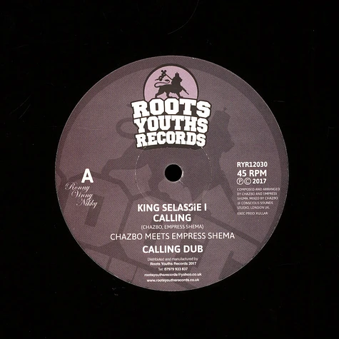 Chazbo Meets Empress Shema - King Selassie I Calling, Dub / Amlak, Dub