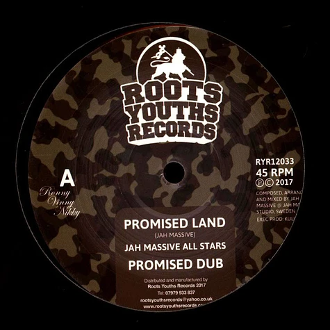 Jah Massive All Stars - Promised Land, Dub / Return To Jah, Dub