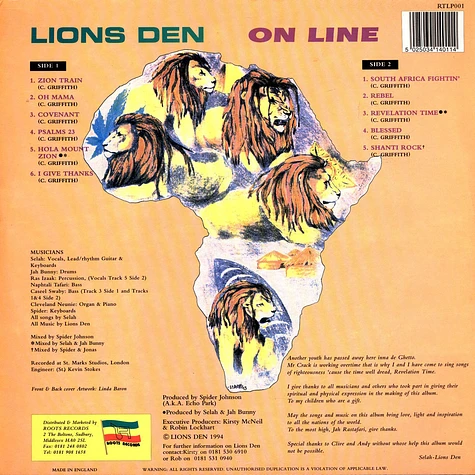 Lions Den - On Line
