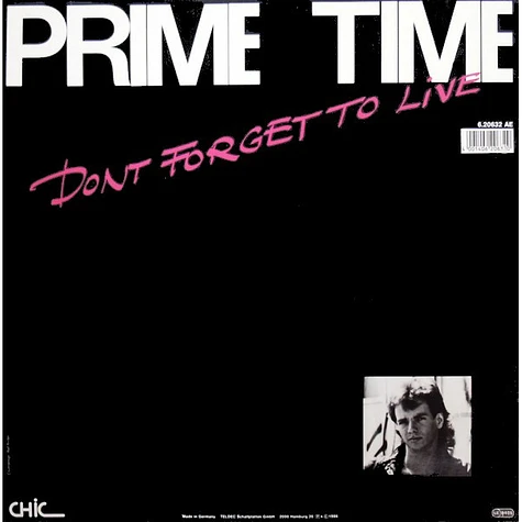 Prime Time - Don't Forget To Live