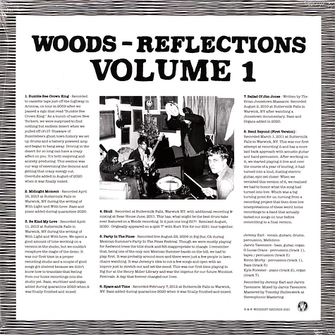 Woods - Reflections Volume 1 (Bumble Bee Crown King)Colored Vinyl Edition