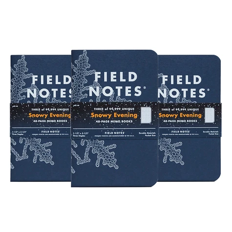 Field Notes - Snowy Evening 3-Pack
