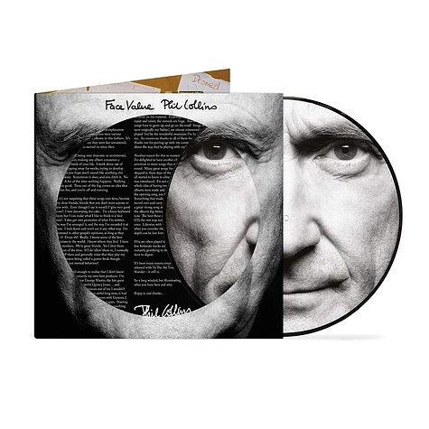 Phil Collins - Face Value Picture Disc Edition
