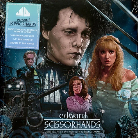 Danny Elfman - OST Edward Scissorhands 30th Anniversary Ice Sculpture Blue Vinyl Edition