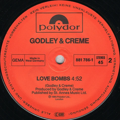 Godley & Creme - Cry (Extended Remix)