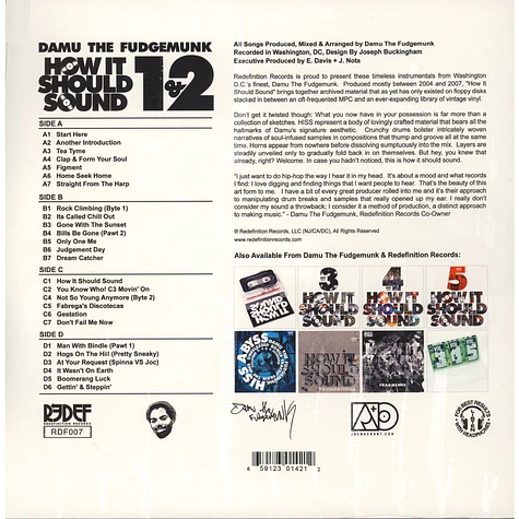 Damu The Fudgemunk - How It Should Sound Volume 1 & 2