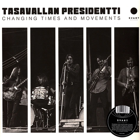 Tasavallan Presidentti - Changing Times And Movements - Live In Finland And Sweden 1970-1971 Black Vinyl Edtition