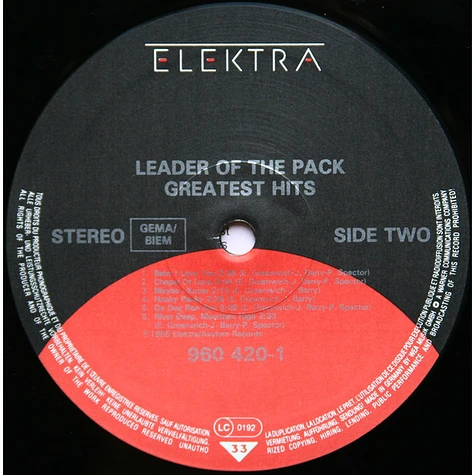 V.A. - Greatest Hits From Leader Of The Pack