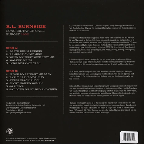 R.L. Burnside - Long Distance Call