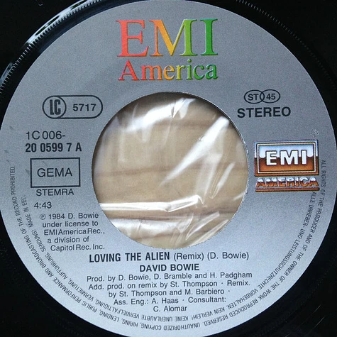 David Bowie - Loving The Alien (Re-mixed Version)
