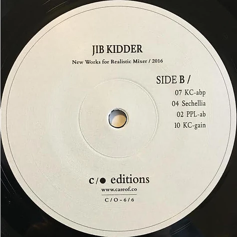 Jib Kidder - New Works For Realistic Mixer