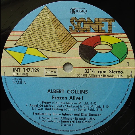 Albert Collins - Frozen Alive!