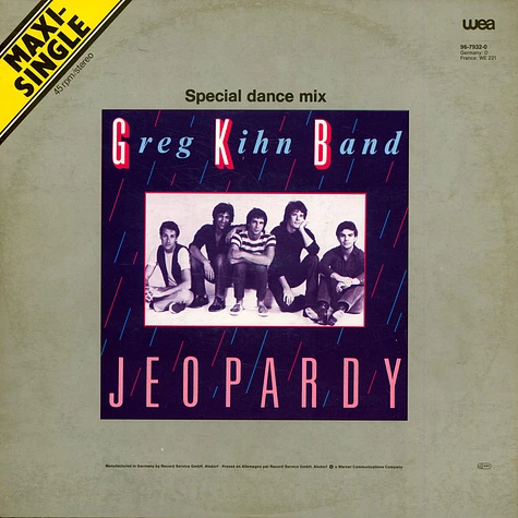 Greg Kihn Band - Jeopardy