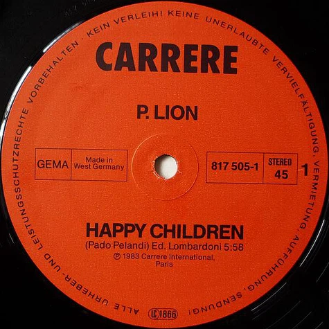 P. Lion - Happy Children