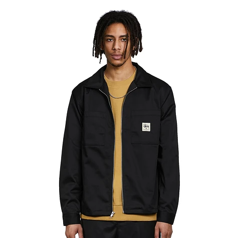 Stüssy - Zip Up Work LS Shirt