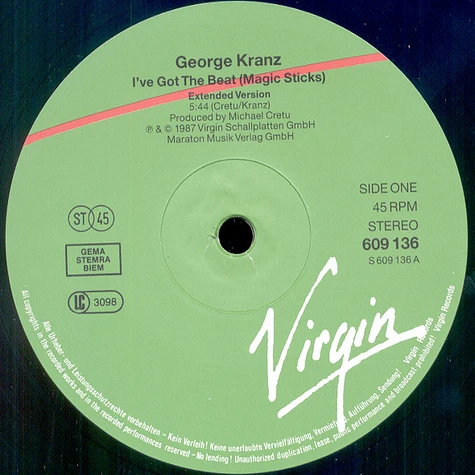 George Kranz - I've Got The Beat (Magic Sticks)