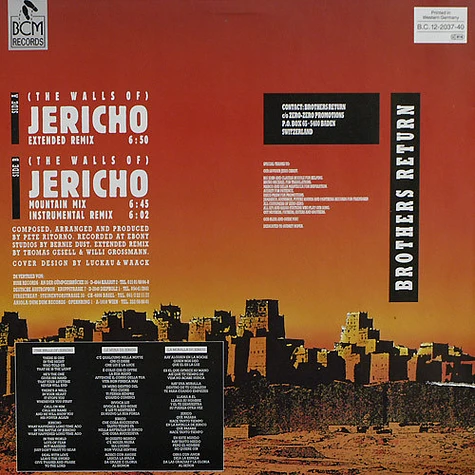 Brothers Return - (The Walls Of) Jericho