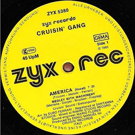 Cruisin' Gang - America