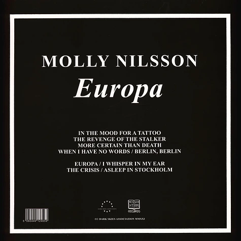 Molly Nilsson - Europa Black Vinyl Edition