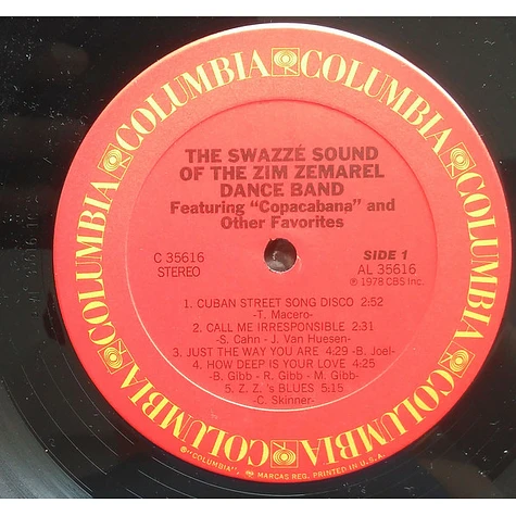 Zim Zemarel Orchestra - The Swazzè Sound Of The Zim Zemarel Dance Band