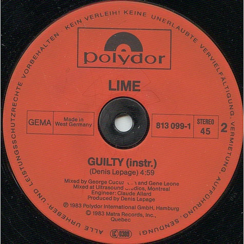 Lime - Guilty