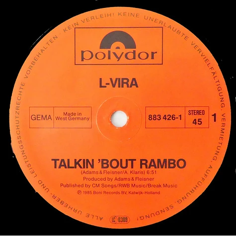 L-Vira - Talkin 'Bout Rambo
