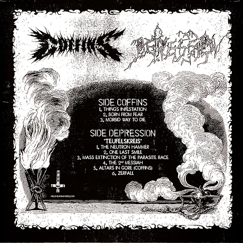 Coffins & Depression - Coffins / Depression Black Vinyl Edition