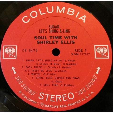 Shirley Ellis - Sugar, Let's Shing-A-Ling / Soul Time With Shirley Ellis