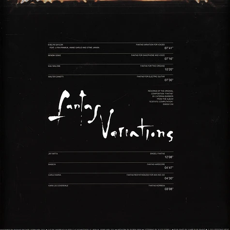 Caterina Barbieri - Fantas Variations