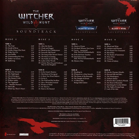 V.A. - OST The Witcher 3: Wild Hunt Clear Vinyl Edition