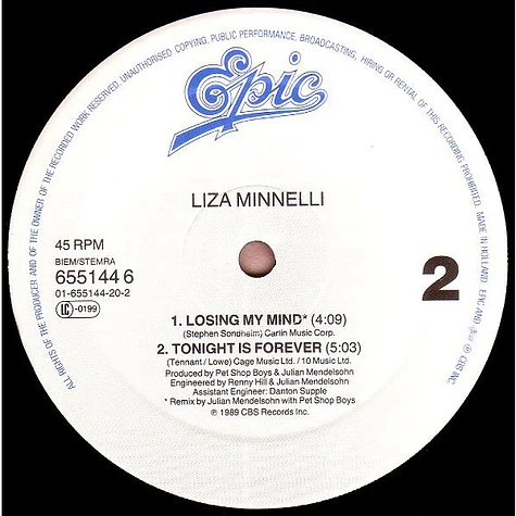 Liza Minnelli - Losing My Mind