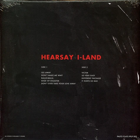 Roland P. Young - Hearsay I-Land 2021 Repress Edition