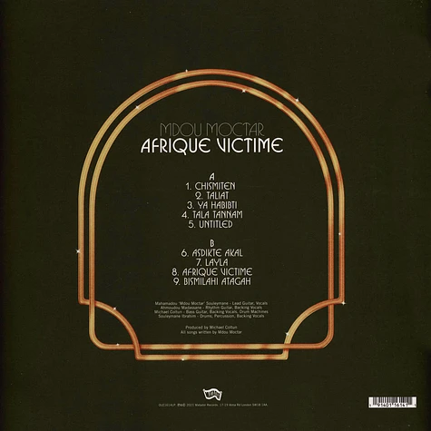 Mdou Moctar - Afrique Victime Black Vinyl Edition