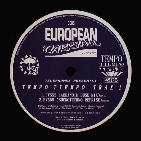 Telephones Presents - Tempo Tiempo Trax 1